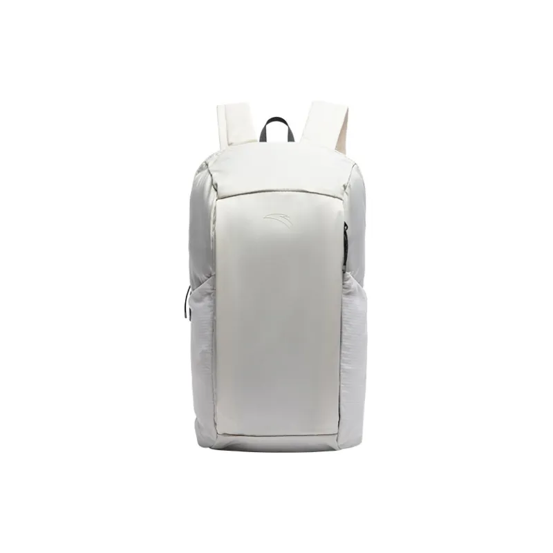 Anta Running Collection Fabric Backpack Tubas Unisex Wheat Grain Gray-0