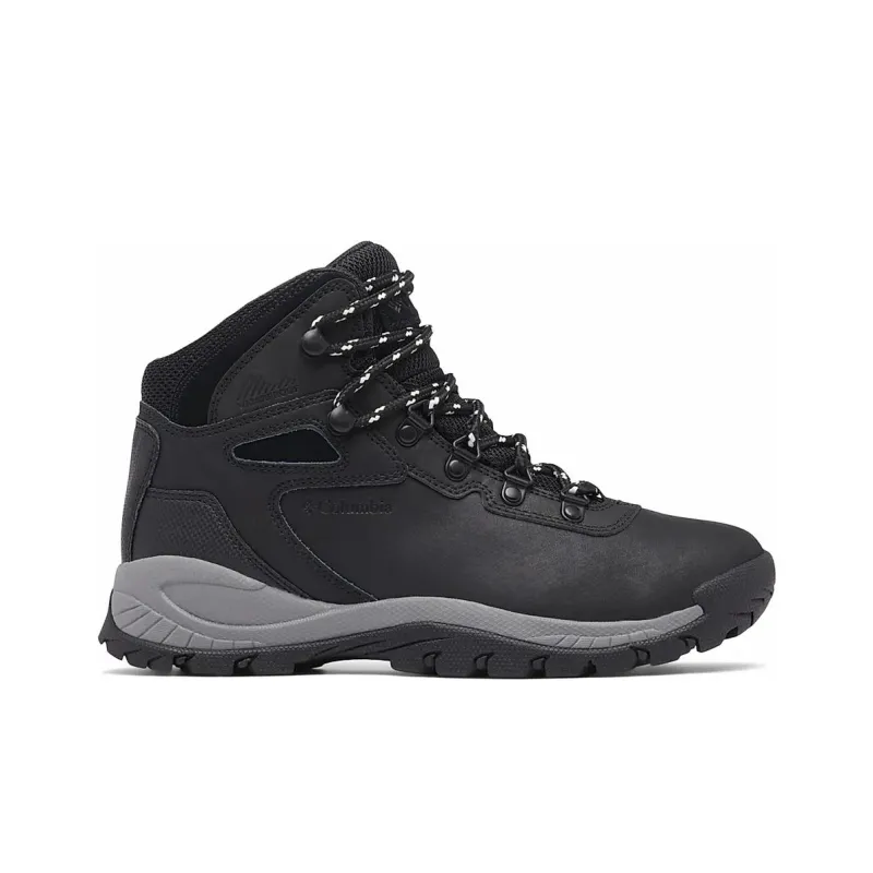 Columbia Newton Ridge Plus Anti-Slip Wear-Resistant Mid-Top Trekking Shoes Women's Black-1