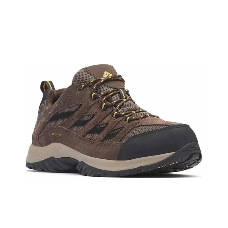 Columbia Crestwood Anti Slip Wear Resistant Low Top Hiking Shoes Men's Brown-2