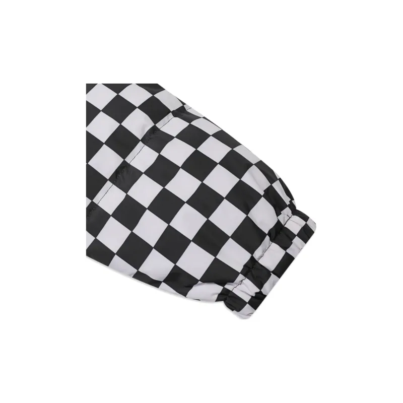 Vans Down Jackets Men Black White Plaid-2