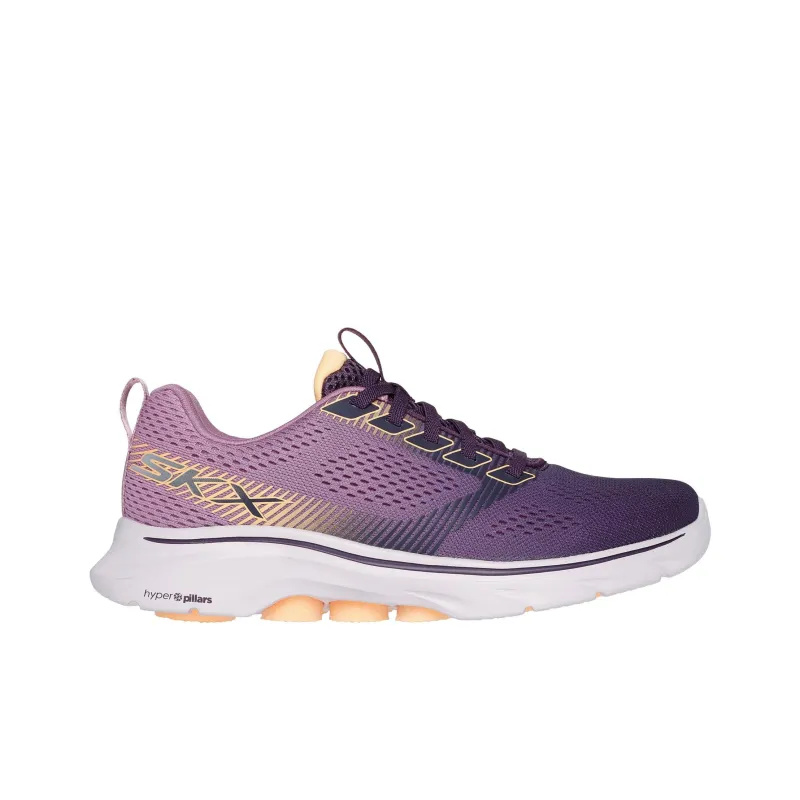 Skechers GO WALK 7 Slip Resistant Support Wear Resistant Low Top Casual Shoes Women's Purple-1