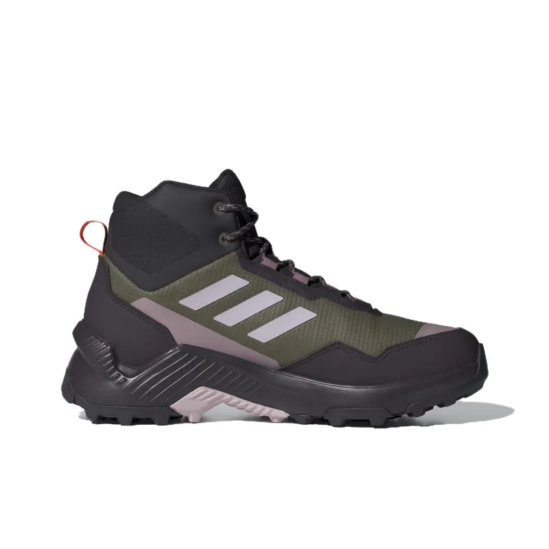 Adidas Terrex Eastrail 2.0 Anti Slip Wear Resistant Mid Top Hiking Shoes Women's Green Black-1