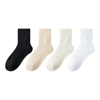 MIIOW Mid Calf Socks Women's 4 Pack