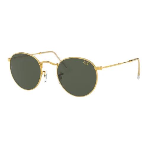 RayBan Metal Round Sunglasses Womens Black