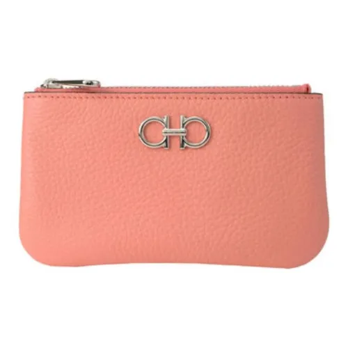 FERRAGAMO Calfskin Wallet Women's Pink