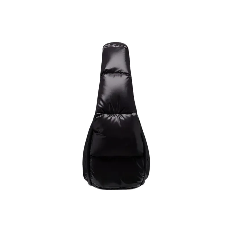 Moncler Polyamide Nylon Crescent-Shaped Hobo Bag Handbag Women's Black-1