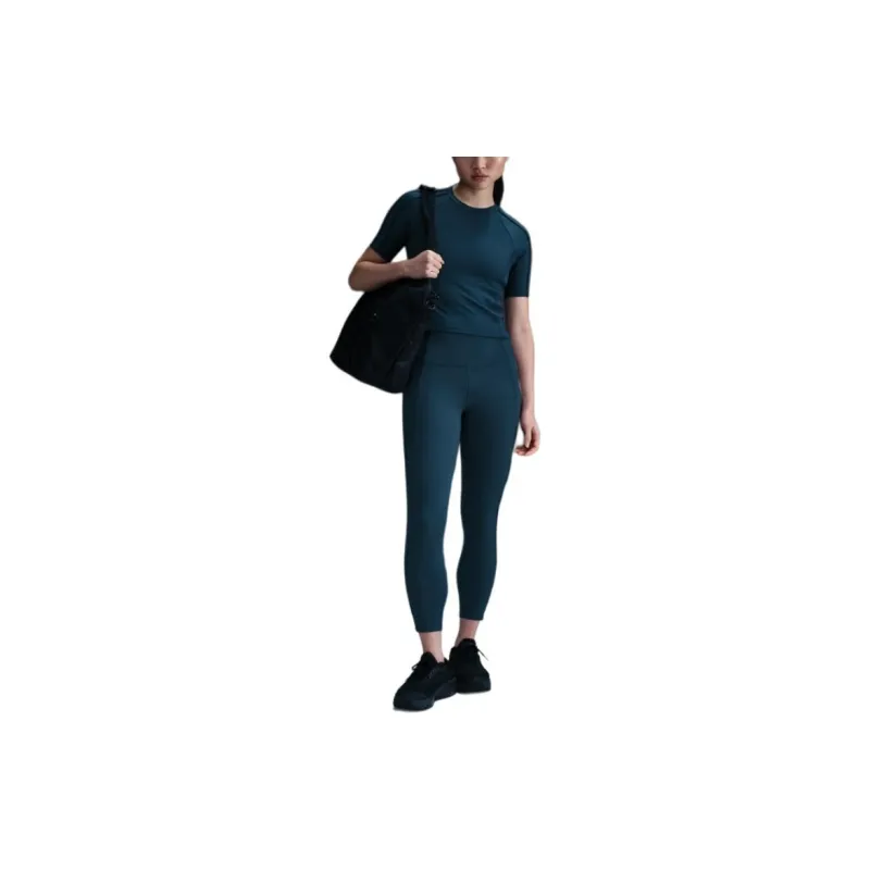 Nike Dri-Fit OneSwoosh Leggings Women's Marine Blue-1