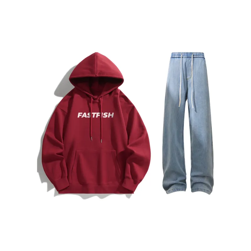 FASTFISH x SHENGSIJUE Sweatshirt Set Unisex-35