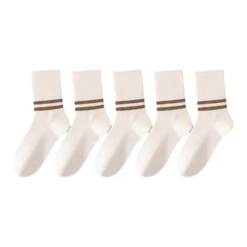 MIIOW Mid Calf Socks Women's 5 Pack