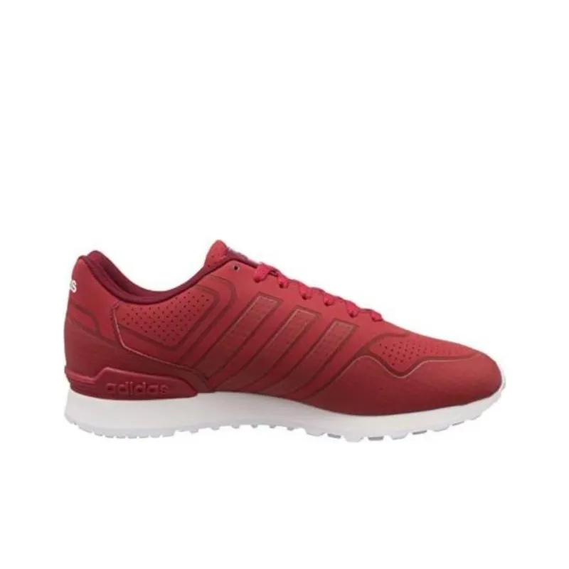 Adidas Neo 10K Cushioned Slip-Resistant Low-Top Casual Shoes Men's Red-1