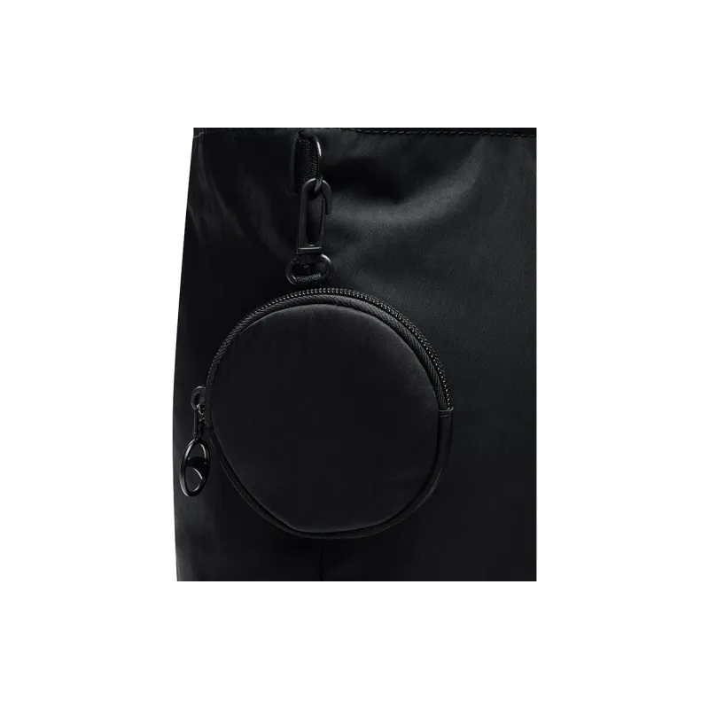 Anta Fabric Shoulder Bag Regular Unisex Basic Black-4