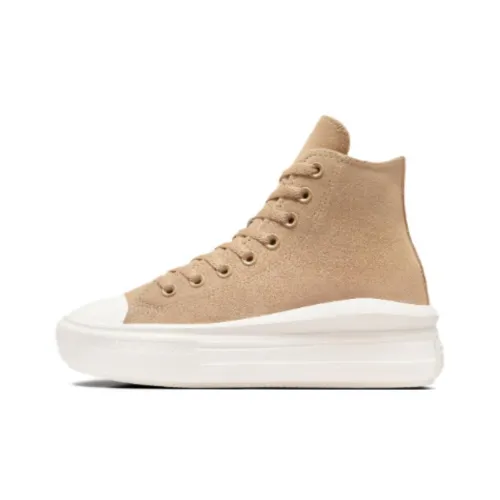 Chuck Taylor All Star Women's Converse Move Platform High 'Colorful Suede   Coffee Rum' Women's
