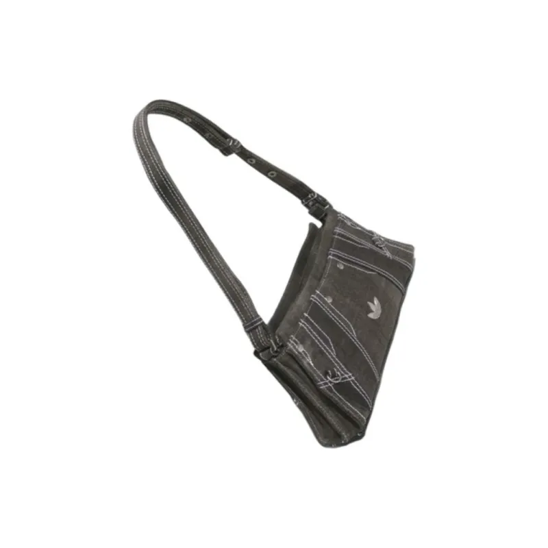 Adidas Originals Polyester One Shoulder Handbags Regular Women's Black-3