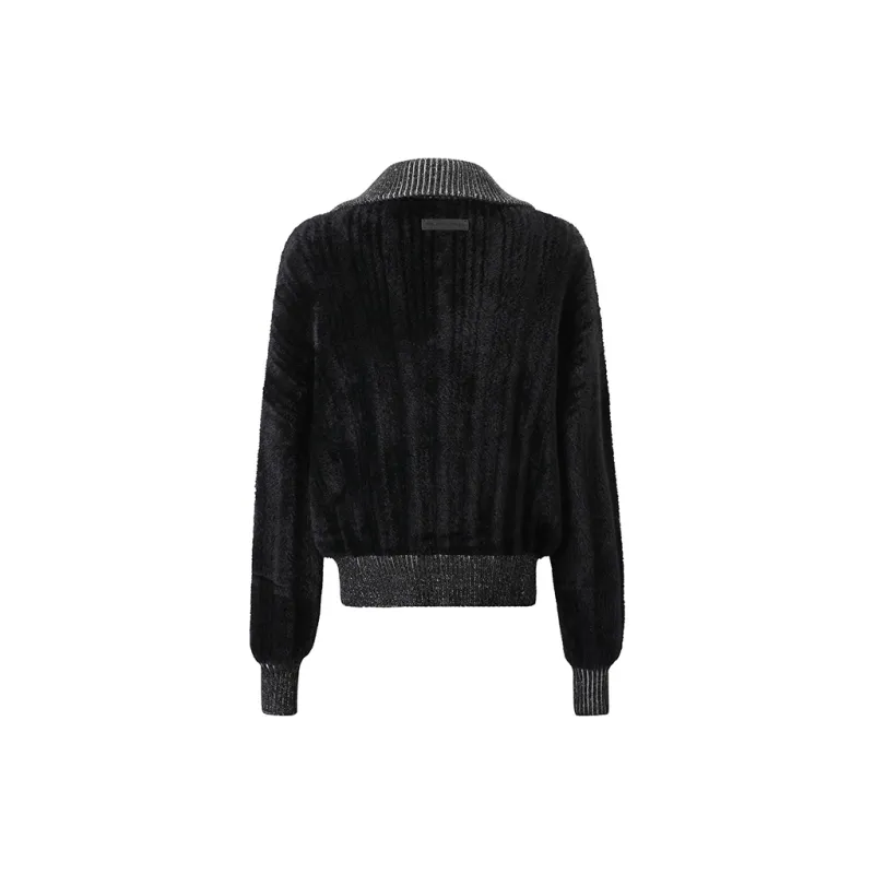 REMODUTION Sweater Unisex Black-1