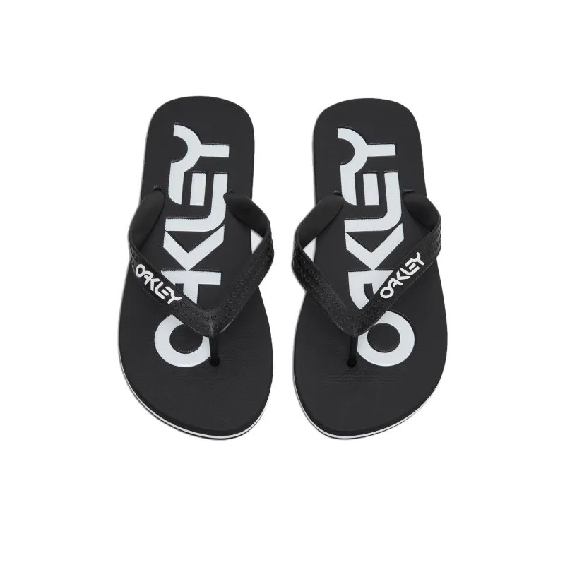 Oakley Abrasion Resistant Slip Resistant Flip Flops Men's Black-4