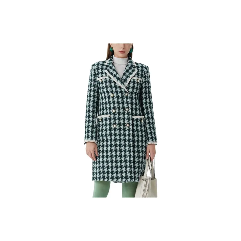 BESIONIA FW21 Coats Women's Green-1