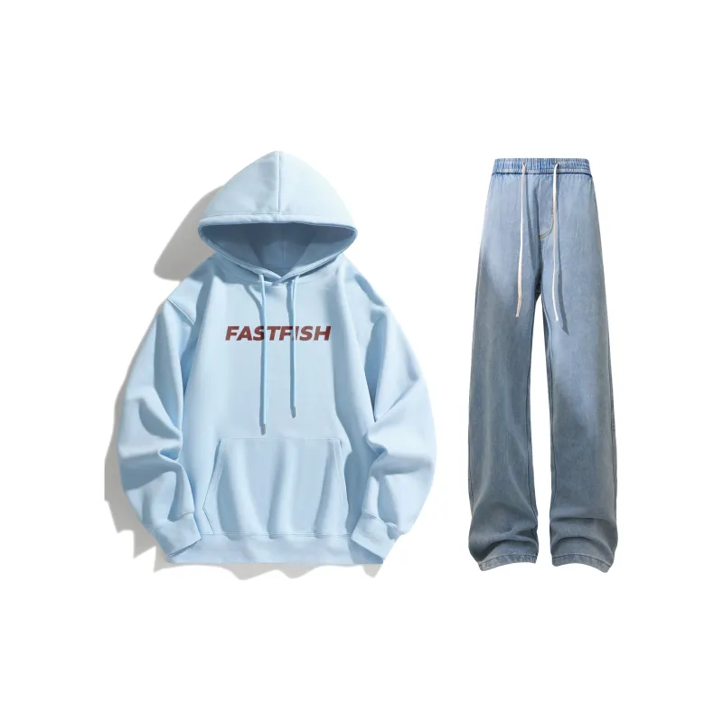 FASTFISH x SHENGSIJUE Sweatshirt Set Unisex-10