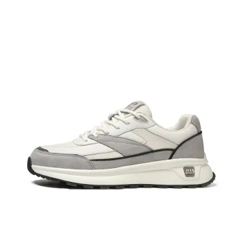 JEEP SPIRIT Cushioned Anti Slip Wear Resistant Lightweight Height Increasing Low Top Casual Shoes Men's Light Sandy