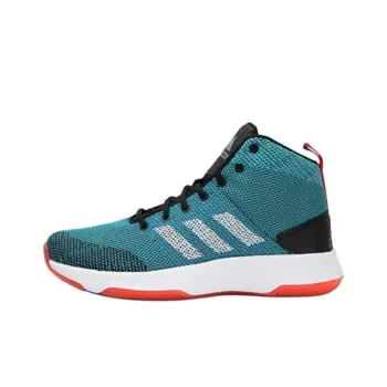 Adidas Cloudfoam Executor Anti-Slip Wear-Resistant Mid-Top Basketball Shoes Men's Blue