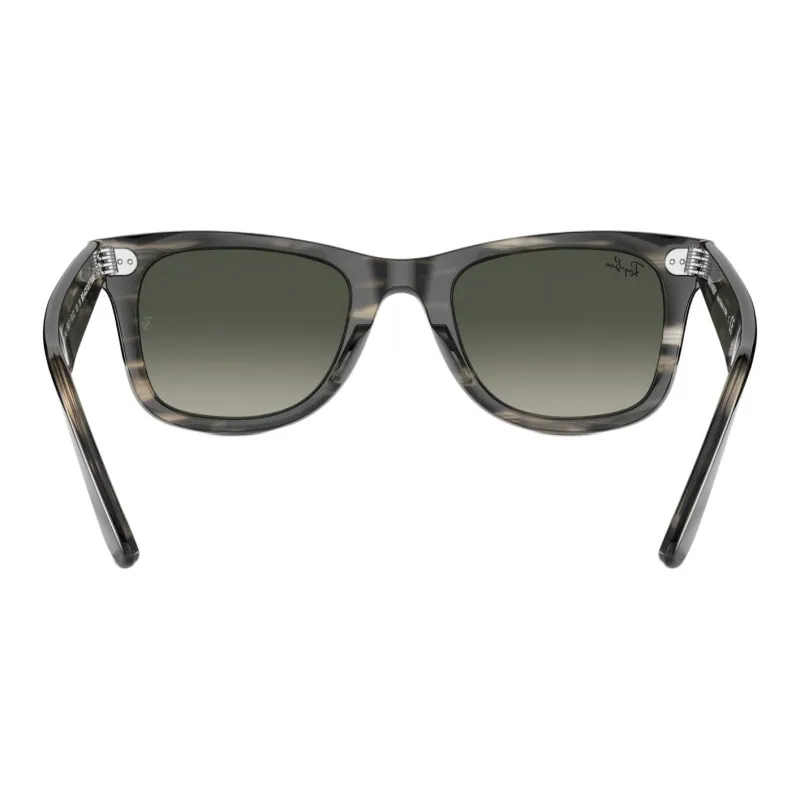 RayBan Crystal Biodegradable Acetate Fiber Square Sunglasses Men's Gray-3
