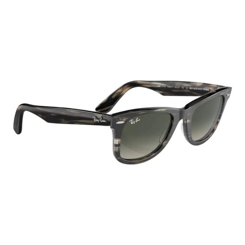 RayBan Crystal Biodegradable Acetate Fiber Square Sunglasses Men's Gray-2