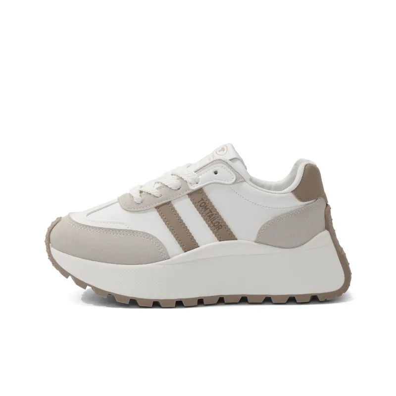 TOM TAILOR Cushioning, Breathable, Lightweight, Height Increasing Low Top Casual Shoes Women's-3