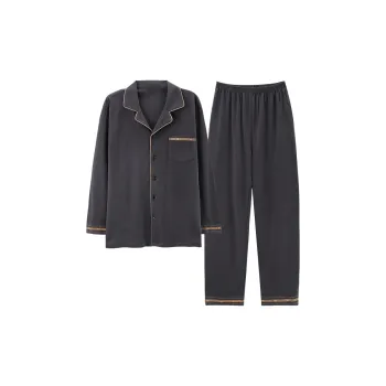 Mulong Family Pajama Set Men's Dark Gray