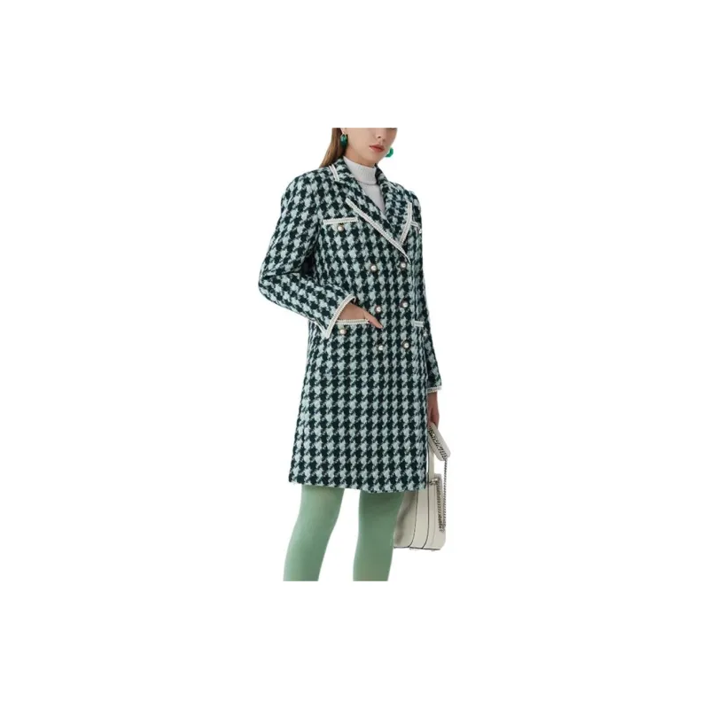 BESIONIA FW21 Coats Women's Green-4
