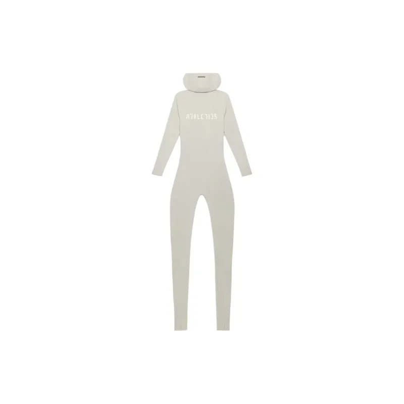 Adidas x Fear Of God Athletics Hooded Jumpsuit Women's Ecru-1