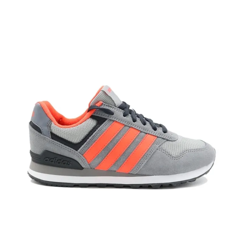 Adidas Neo 10K Cushioning Wear-Resistant Low-Top Casual Shoes Men's Gray-1