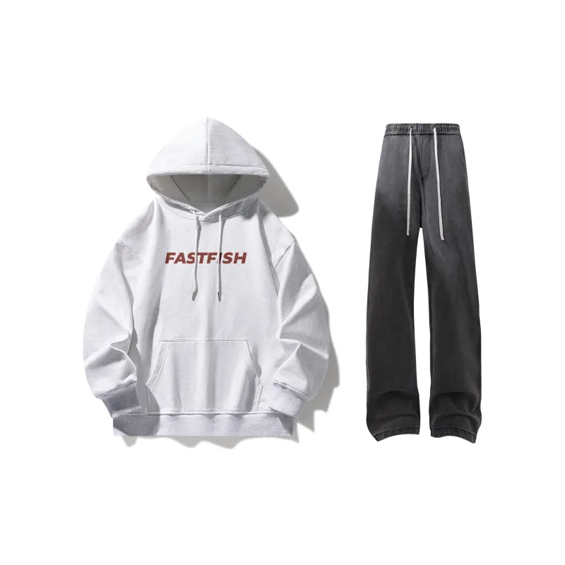 FASTFISH x SHENGSIJUE Sweatshirt Set Unisex-19