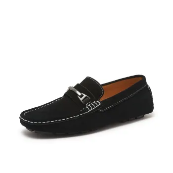 KUPE Gommino Loafers Men Black
