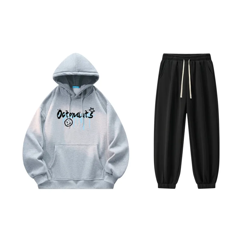 Small Columns Under The Sea Sweatshirt Set Unisex-27