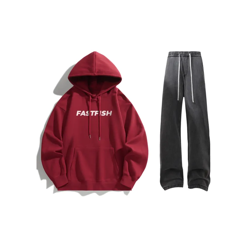 FASTFISH x SHENGSIJUE Sweatshirt Set Unisex-27