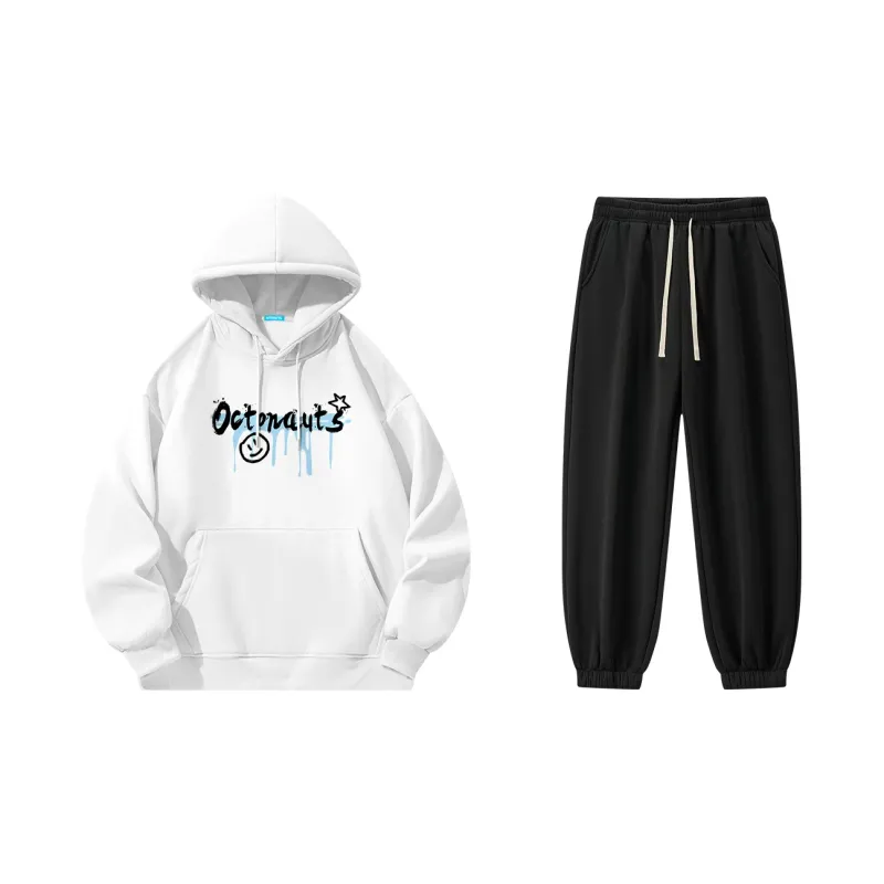 Small Columns Under The Sea Sweatshirt Set Unisex-15