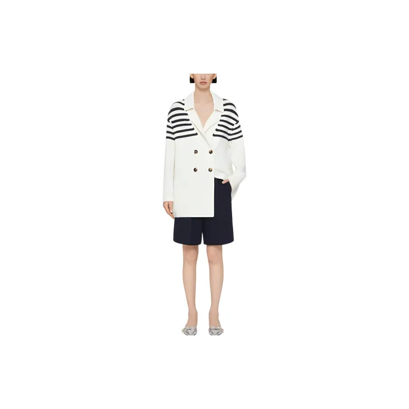 GIVENCHY FW24 Knitwear Women's Black White-2