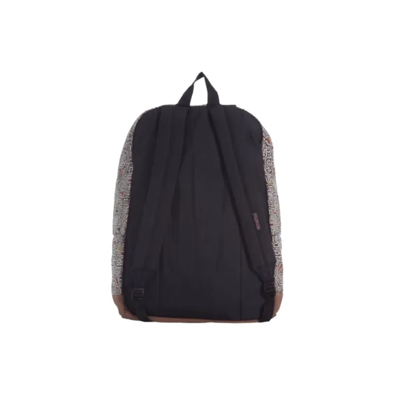 JanSport Canvas Backpack Tubas Unisex Brown-2