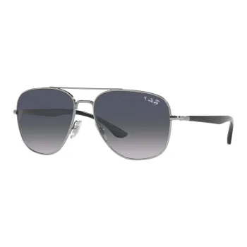 RayBan Acetate Aviator Sunglasses Men's Silver