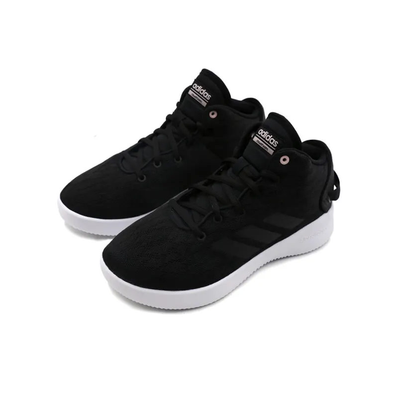 Adidas Lifestyle Shoes Anti Slip Wear Resistant Mid Top Casual Shoes Women's Black-1