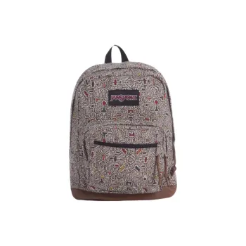 JanSport Canvas Backpack Large Size Unisex Brown
