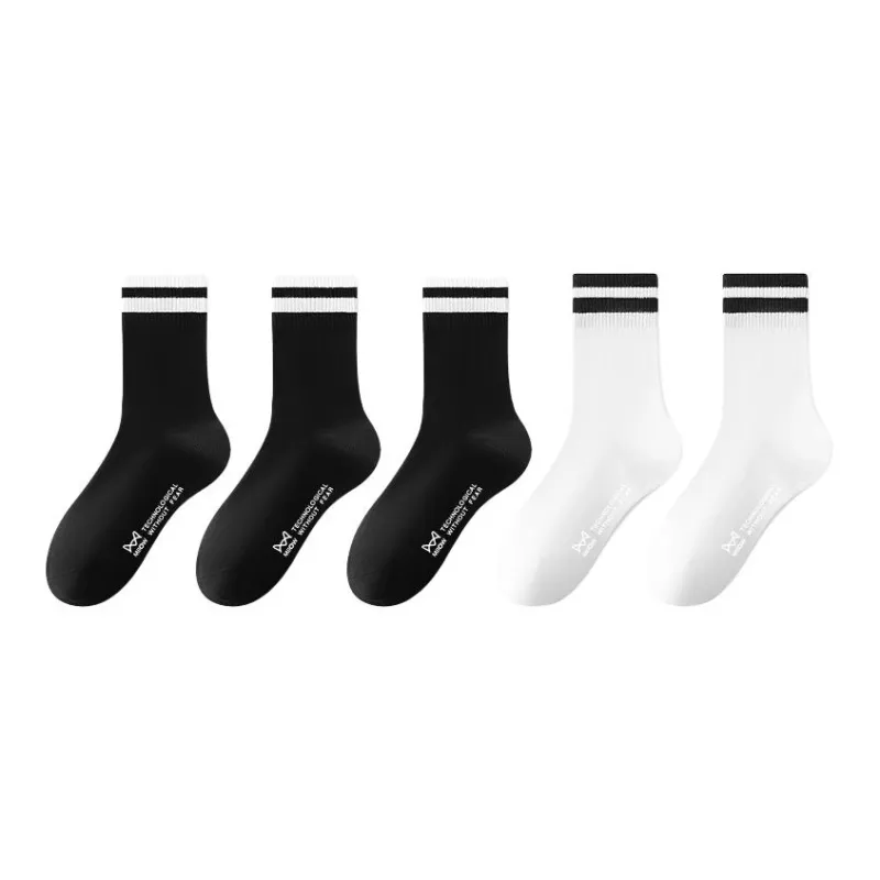 MIIOW Knee High Socks Men's 5 Pack-9
