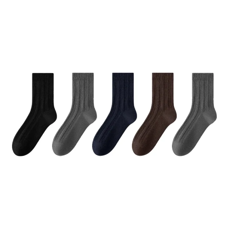 MIIOW Mid Calf Socks Unisex Combo Set-11