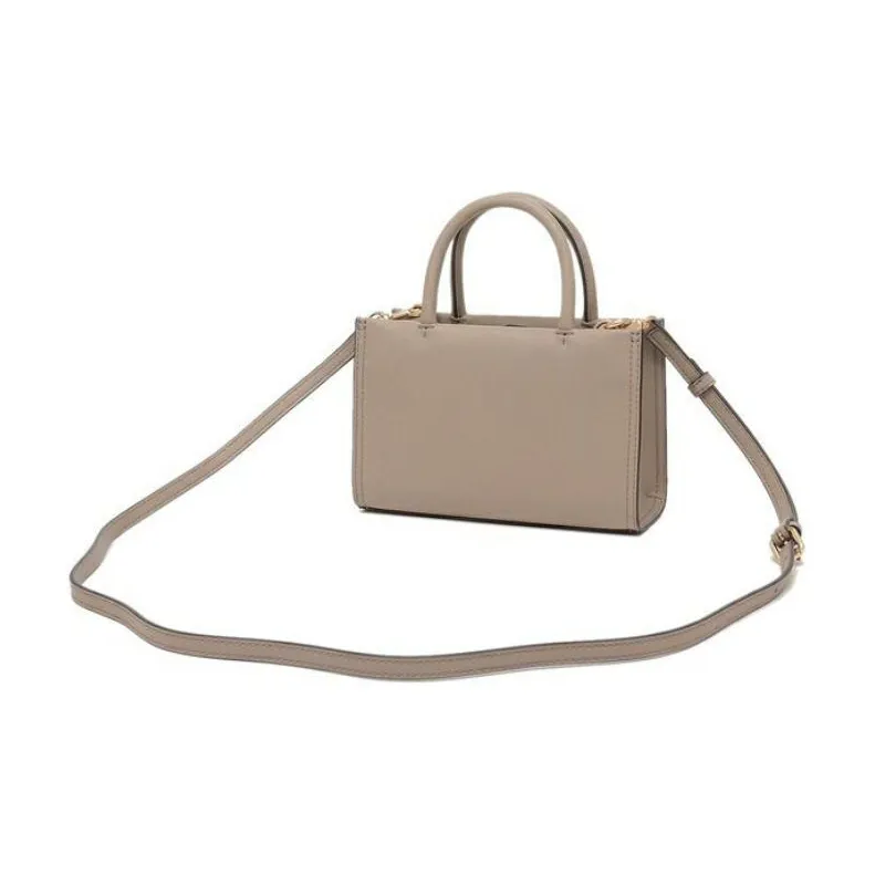 TORY BURCH Ella Synthetic Leather Tote Bag, Shopping Bag, Shoulder Bag, Crossbody Bag, Handbag Mini Women's Fresh Clay-3