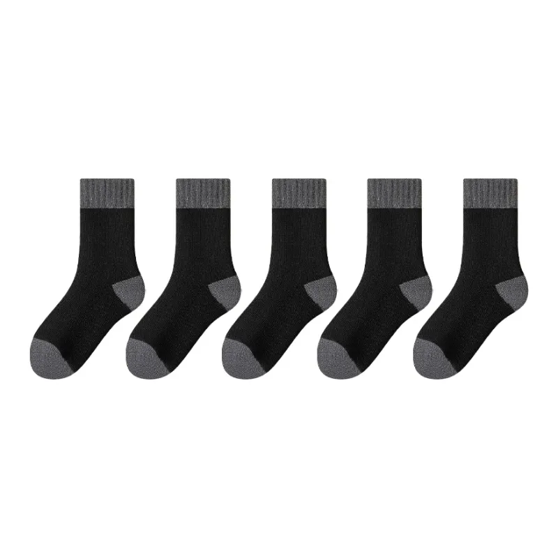 MIIOW Mid Calf Socks Unisex Combo Set-5