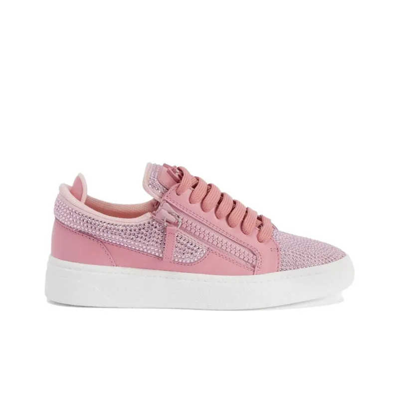 Giuseppe Zanotti Gz94 Embellished Leather Sneakers Women's-1