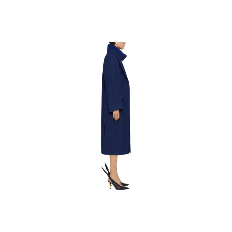 GIVENCHY FW24 Coat Women's Sapphire Blue-3