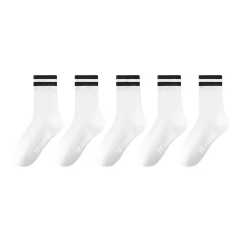 MIIOW Knee High Socks Men's 5 Pack