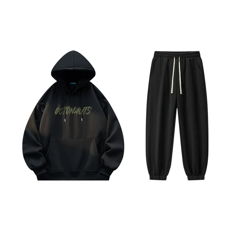Small Columns Under The Sea Sweatshirt Set Unisex-7