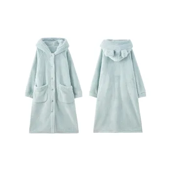 Redu Bath Robes Women's Light Blue
