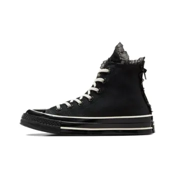 Converse Chuck 70 Anti Slip Wear Resistant High Top Canvas Shoes Women's Black